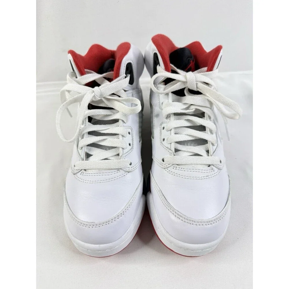 Size 6Y Air Jordan 5 Retro GS Fire Red Black Tongue 2025 GS HQ7980-101